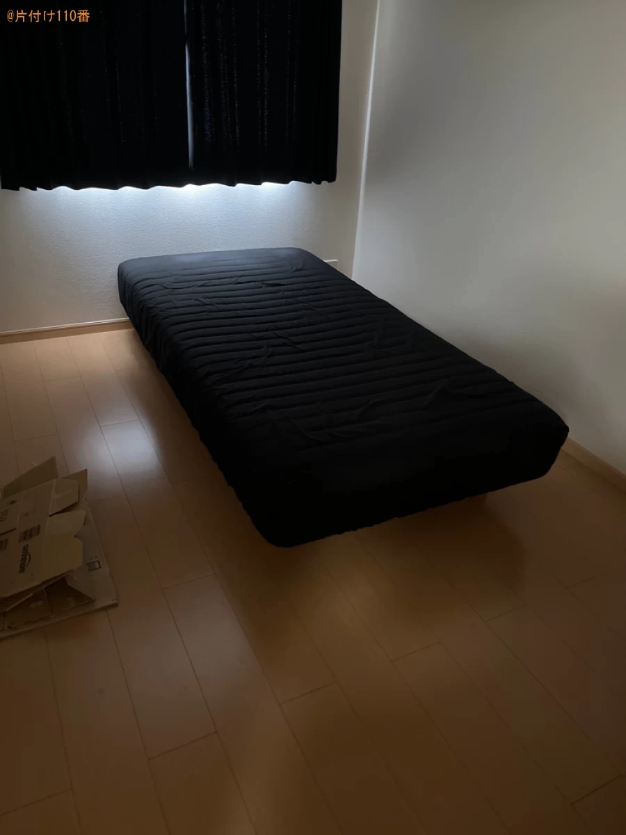 【伊万里市】マットレス付きシングルベッド、こたつ、掃除機等の回収