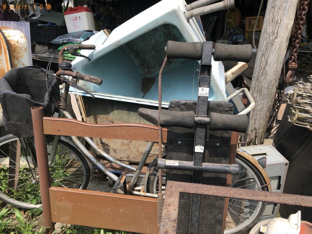 【唐津市相知町】洗濯機、浴槽、自転車、一輪車、鉄くず等の回収
