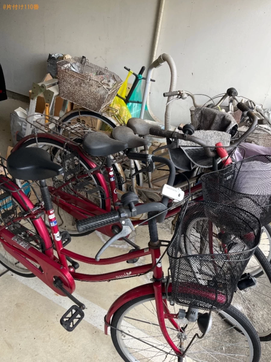 【武雄市武雄町】自転車、洗濯機、掃除機等の回収・処分ご依頼