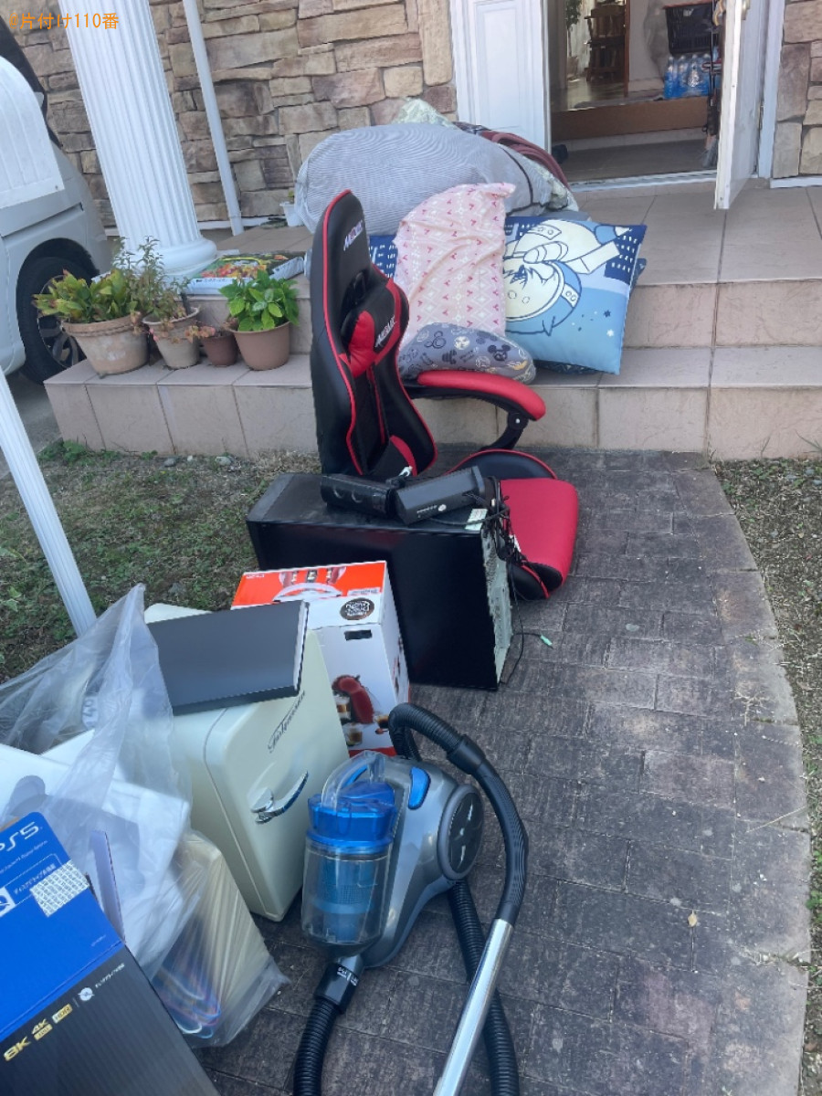 掃除機、マットレス、ダンボール、クッション、小型家電等の回収